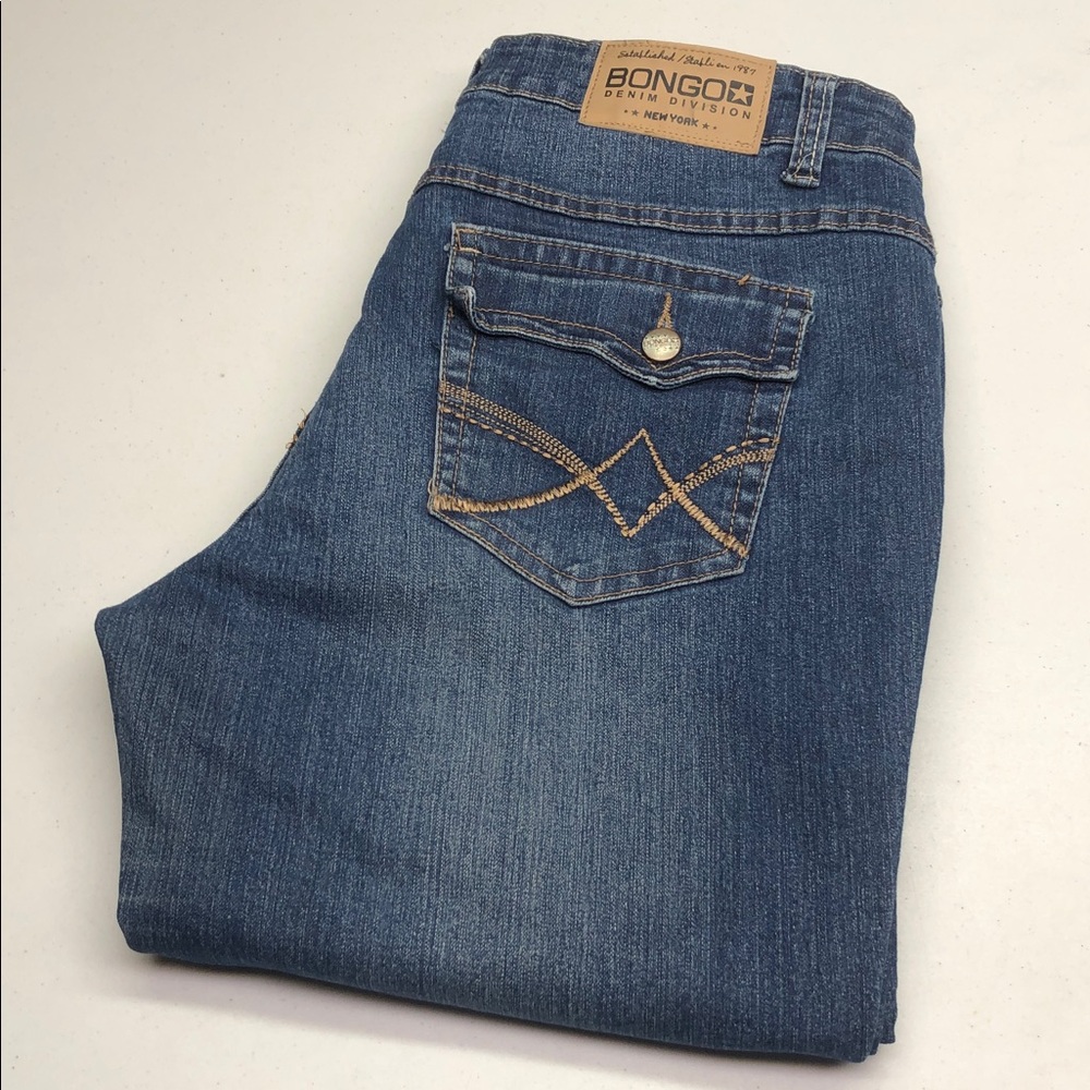 BONGO NEW YORK LOW RISE BOOTCUT JEANS 15/34x34 ⭐️
